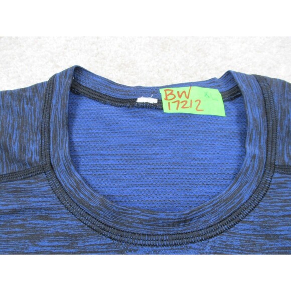 Lululemon Shirt Men Extra Large XL Blue Metal Vent Tech Athletic Short Sleeve - Picture 4 of 11